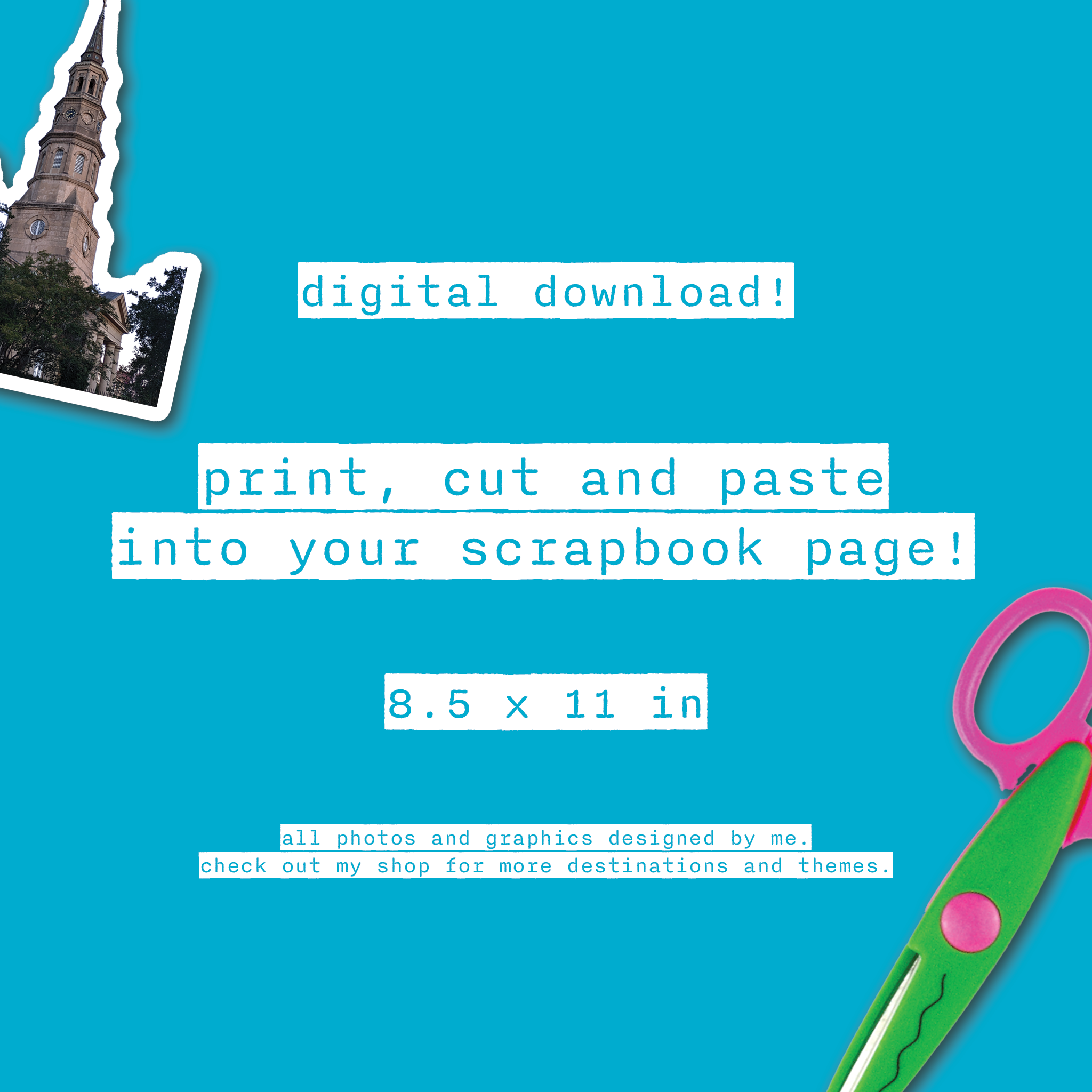 New York City Printable Scrapbook Bundle