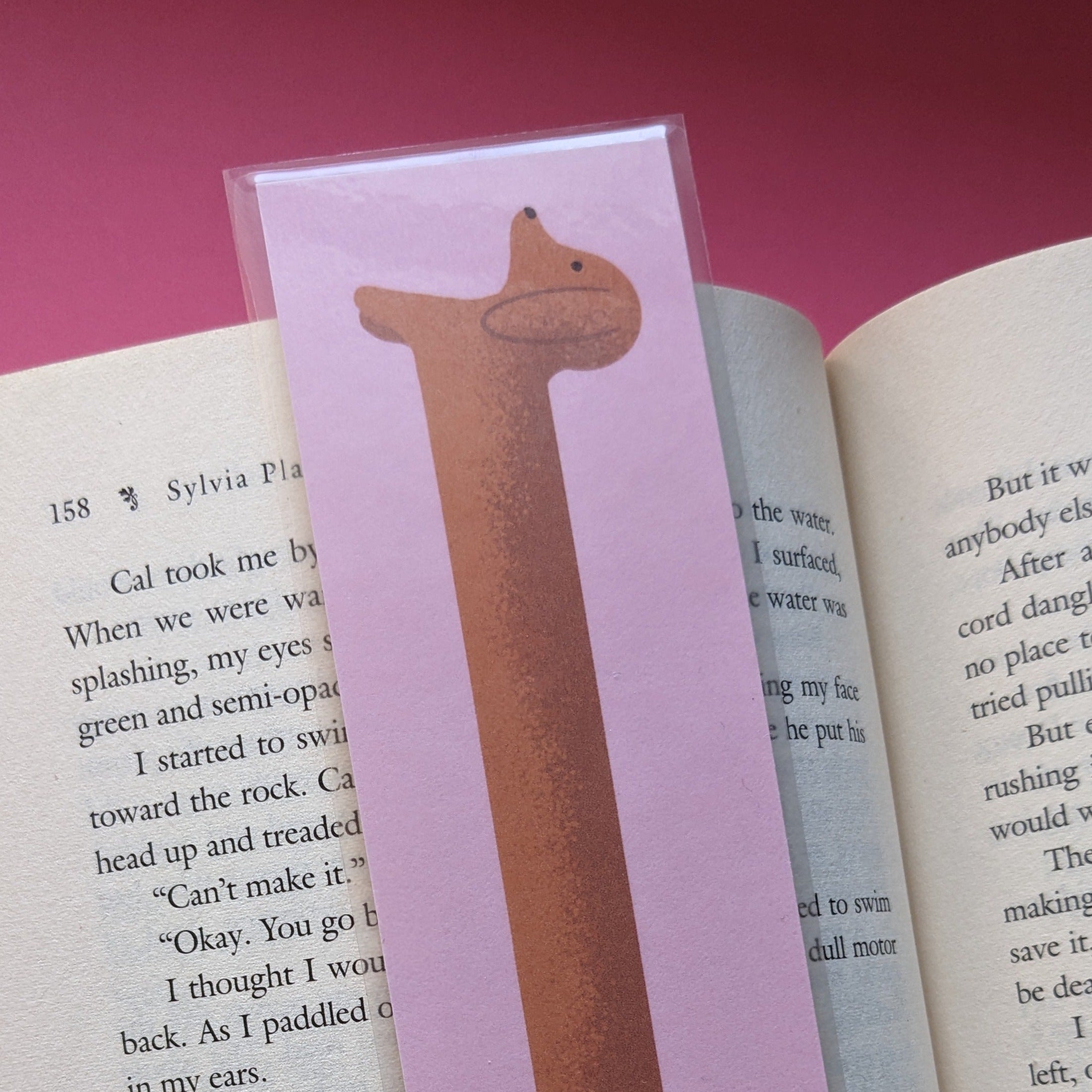 Dachshund Bookmark – Retro Pop Paper