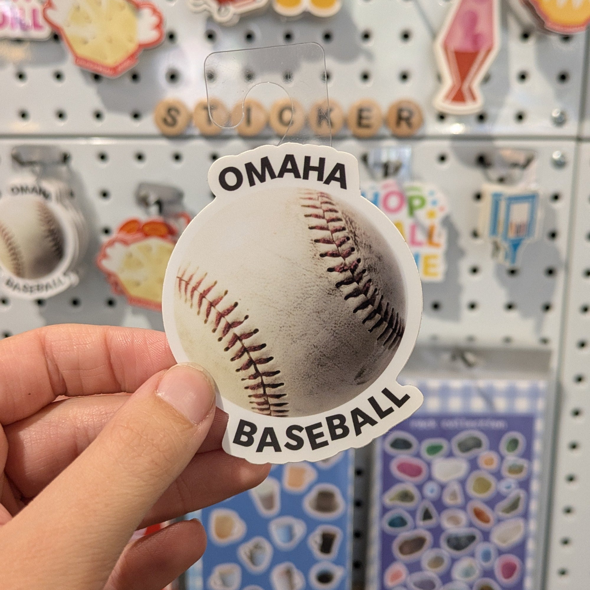 Omaha Baseball Sticker