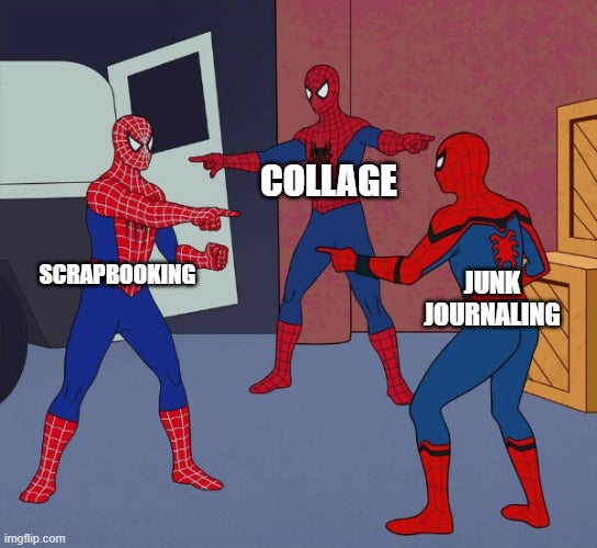 Scrapbooking vs. Junk Journaling vs. Collage: Is It All The Same?