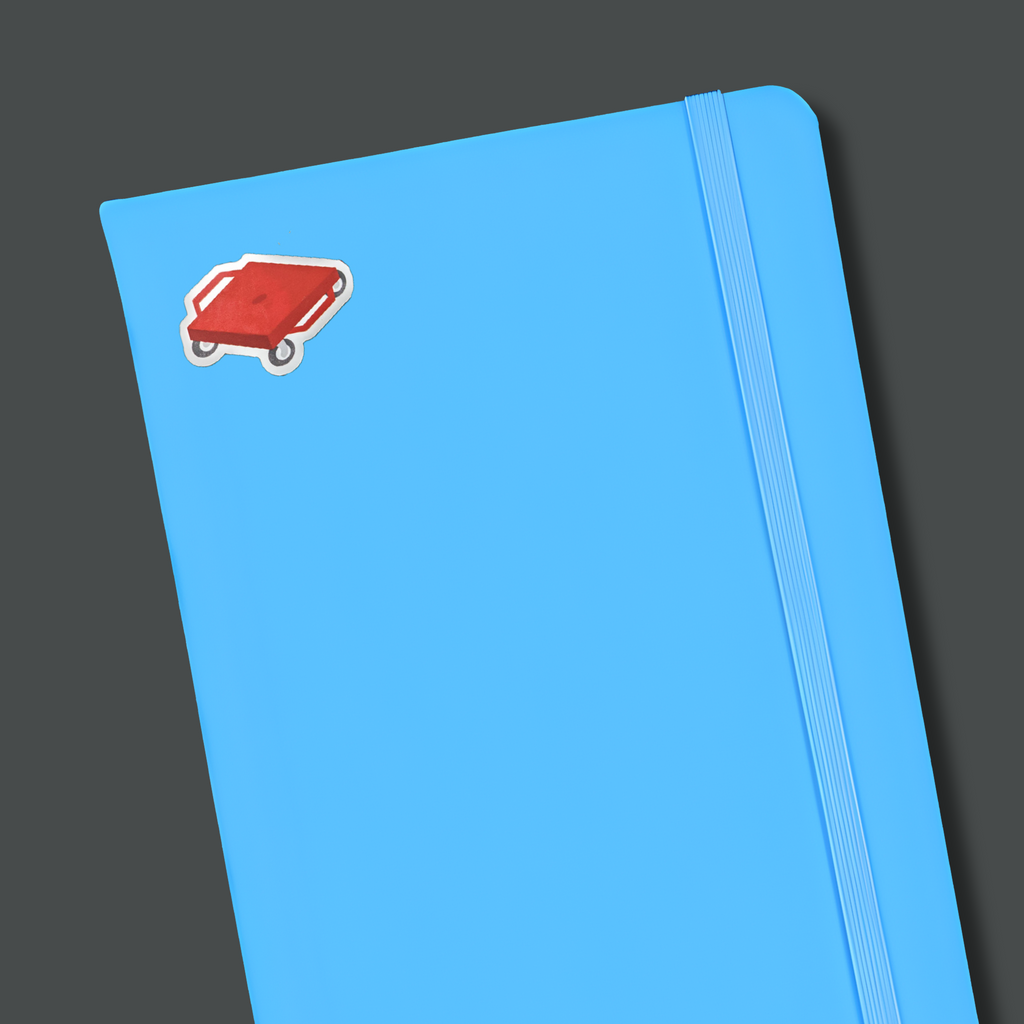 Gym Scooter Retro Sticker (Matte + Weather-resistant)