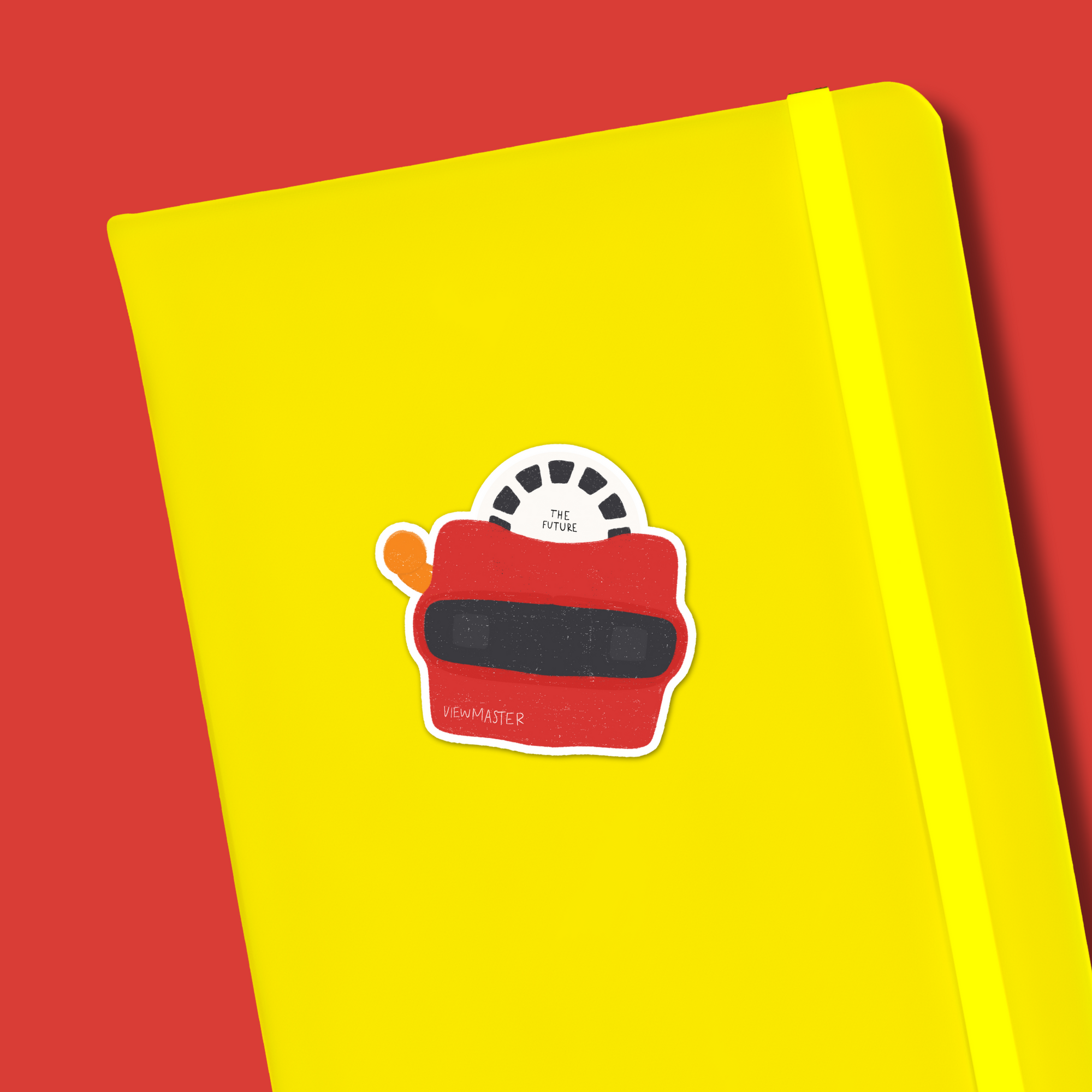 Viewmaster Retro Sticker (Matte + Weather-resistant)