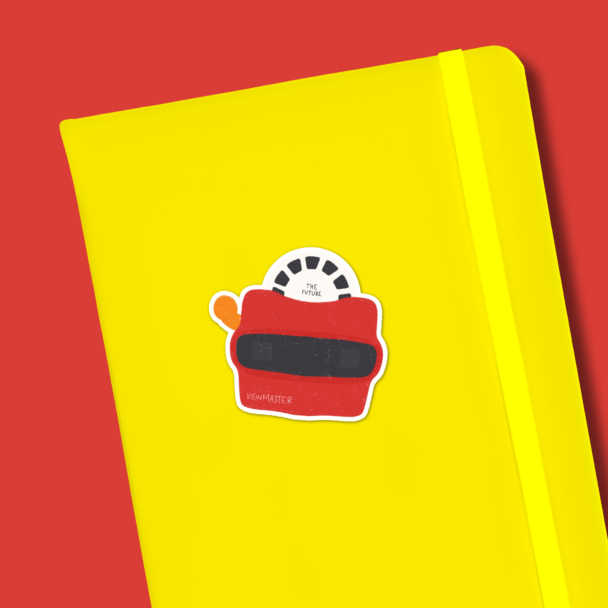 Viewmaster Retro Sticker (Matte + Weather-resistant)