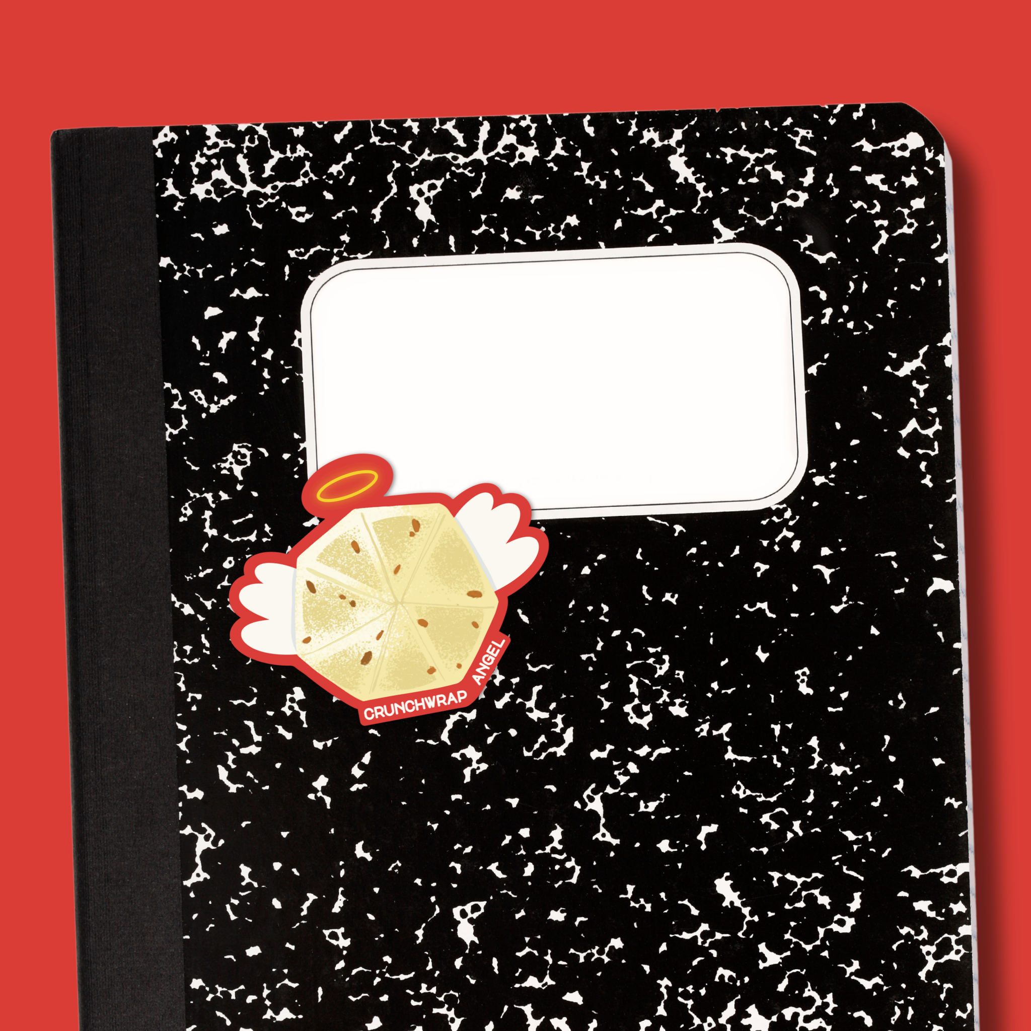 Crunchwrap Angel Sticker