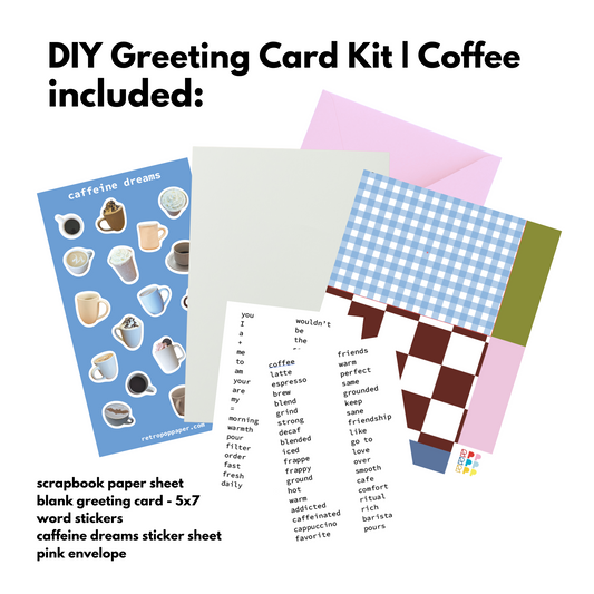 DIY Greeting Card - Coffee