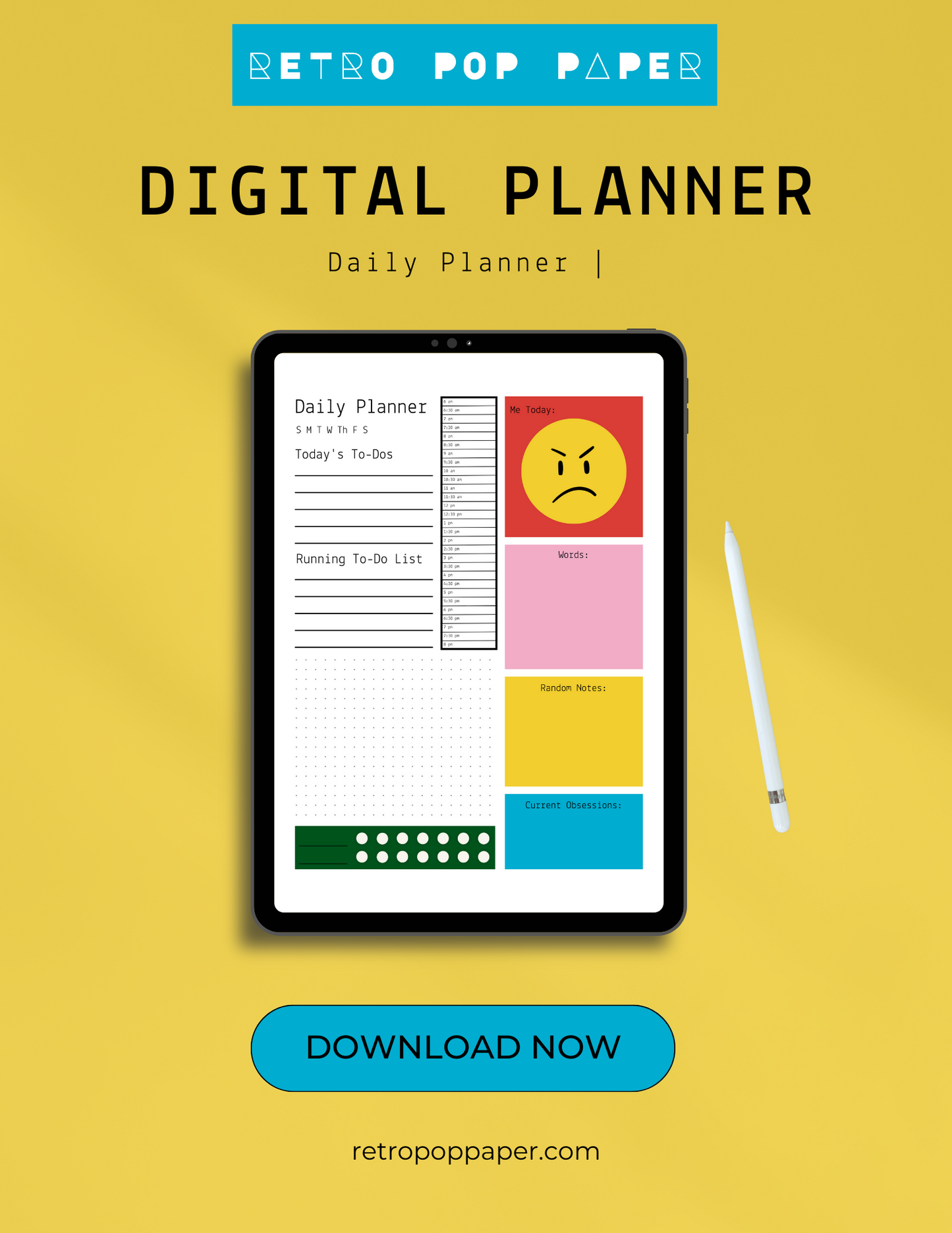 Retro Daily Planner