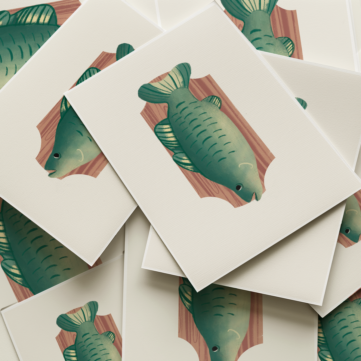 Billy Bass Art Print – Retro Pop Paper