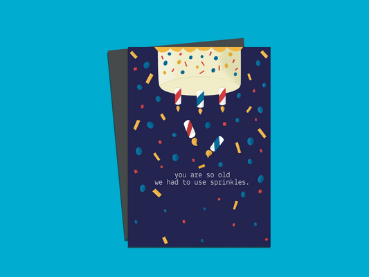 Sprinkles Birthday Card