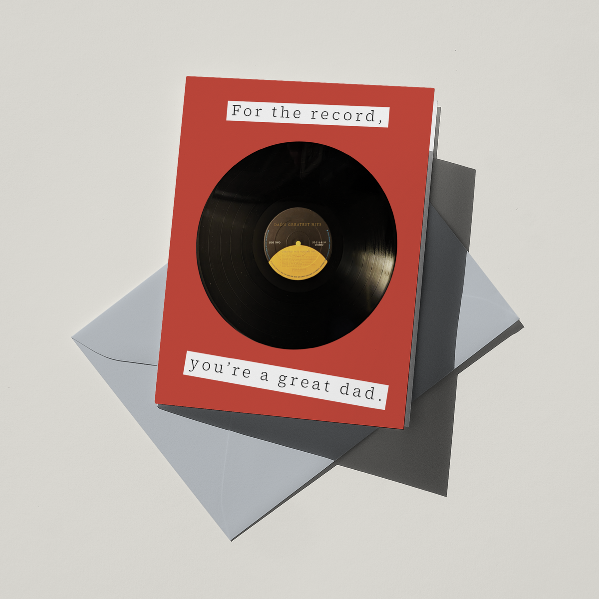 For the Record, Father's Day Greeting Card