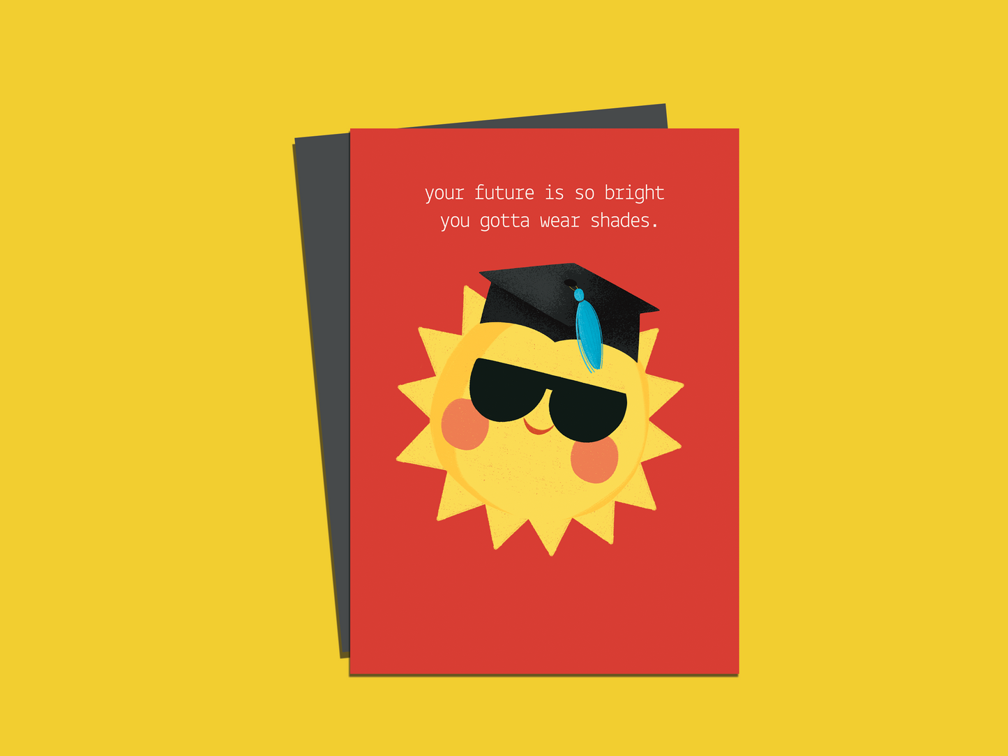 Future So Bright Graduation Card