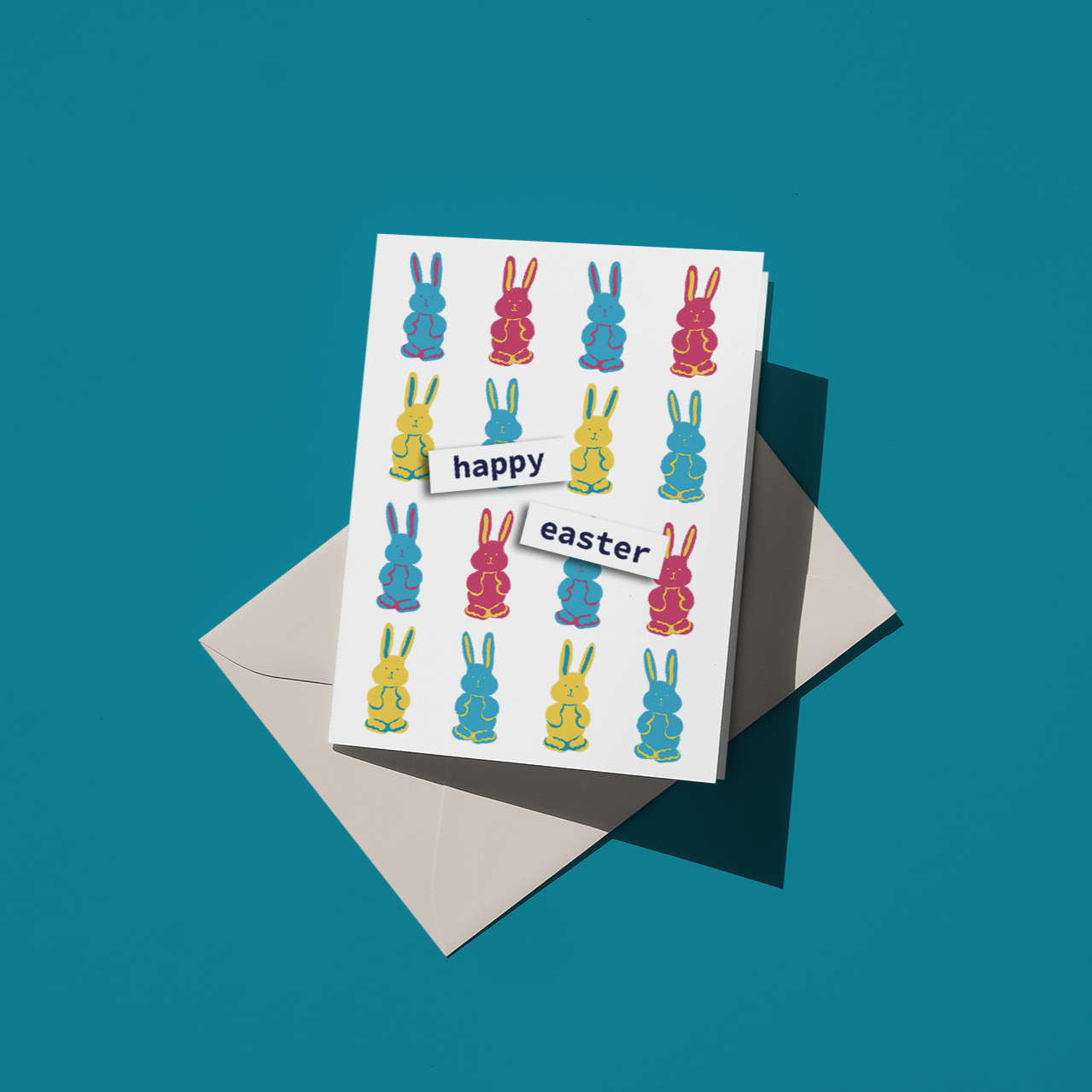 Pop Art Easter Bunnies
