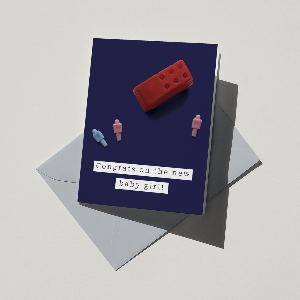 Congrats Baby Girl Life Greeting Card
