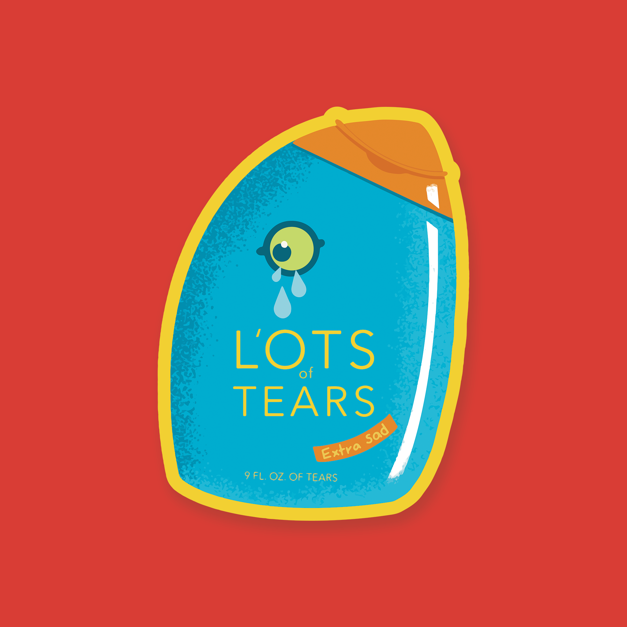Lots of Tears Sticker