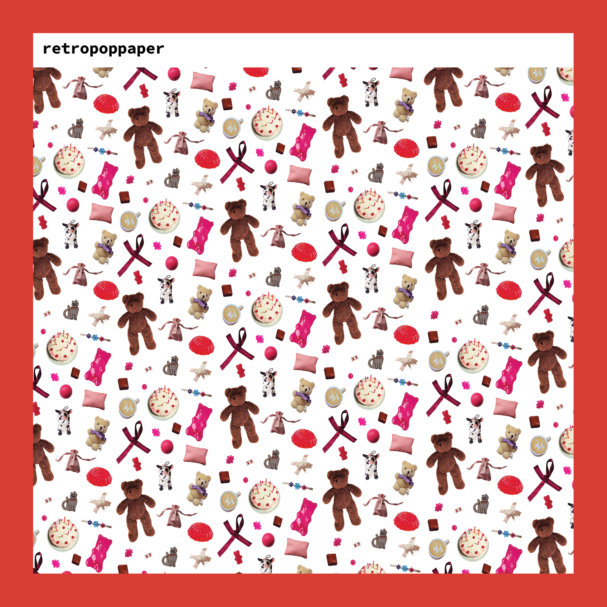 Love You Lots Scrapbook Paper