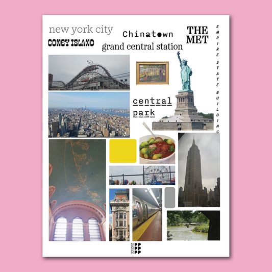 New York City Scrapbook Page