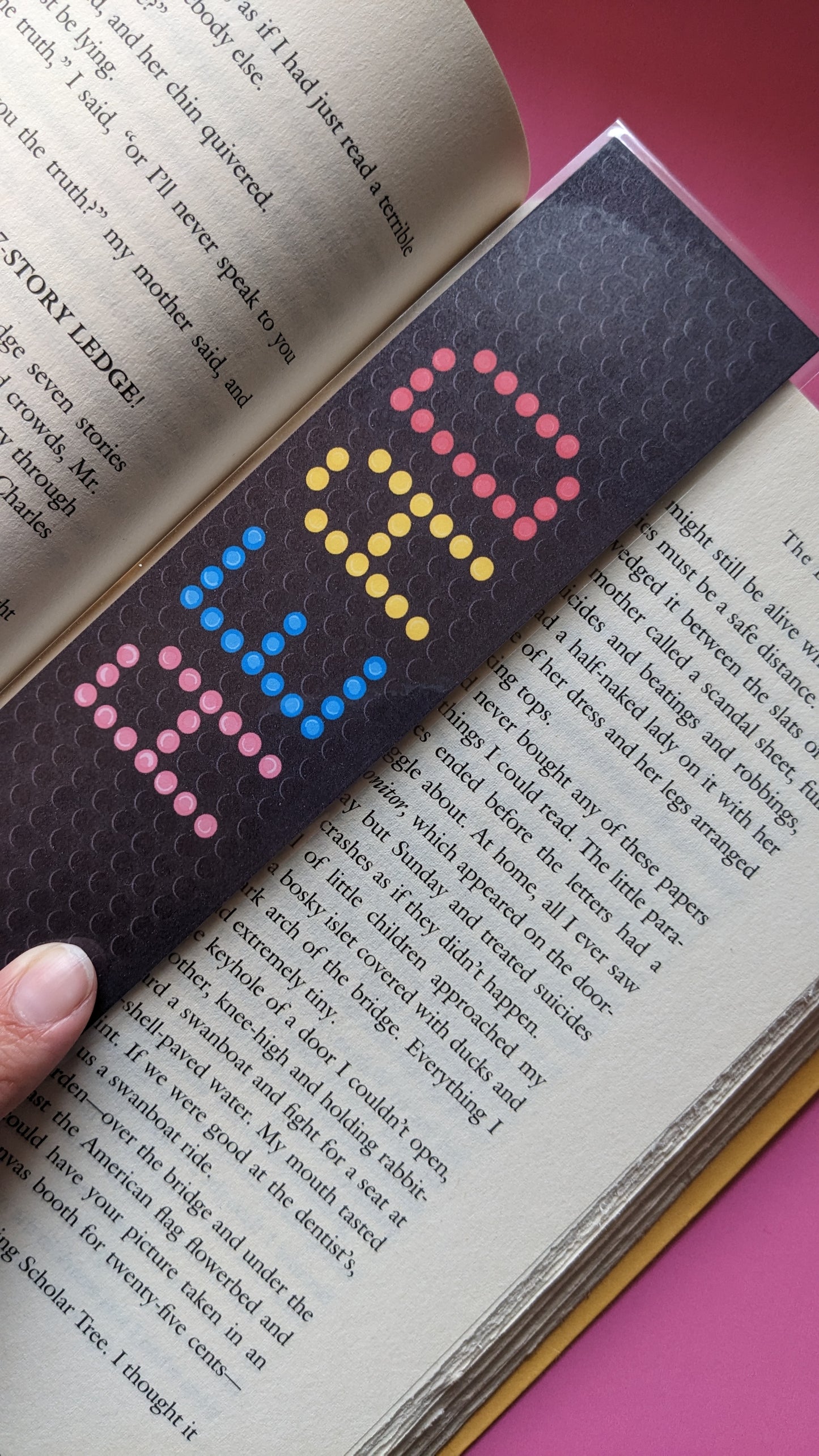 READ Lite Brite Bookmark