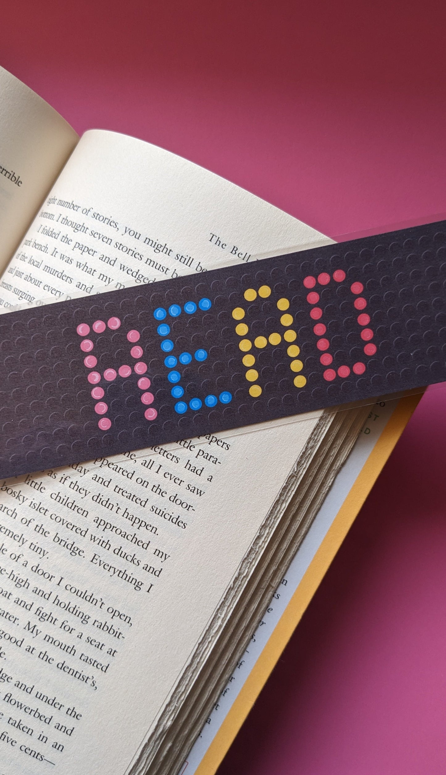 READ Lite Brite Bookmark