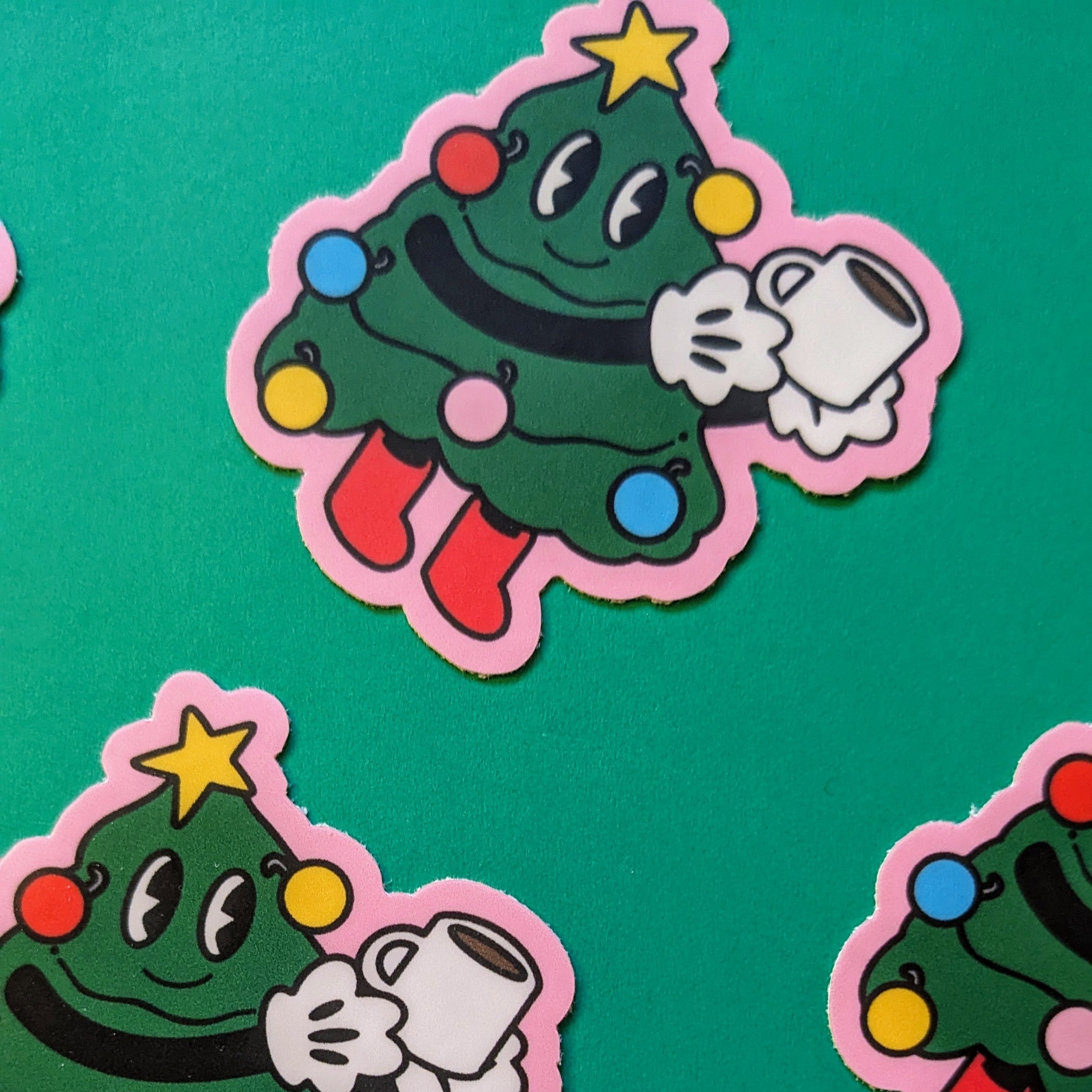 Christmas Tree Character Sticker