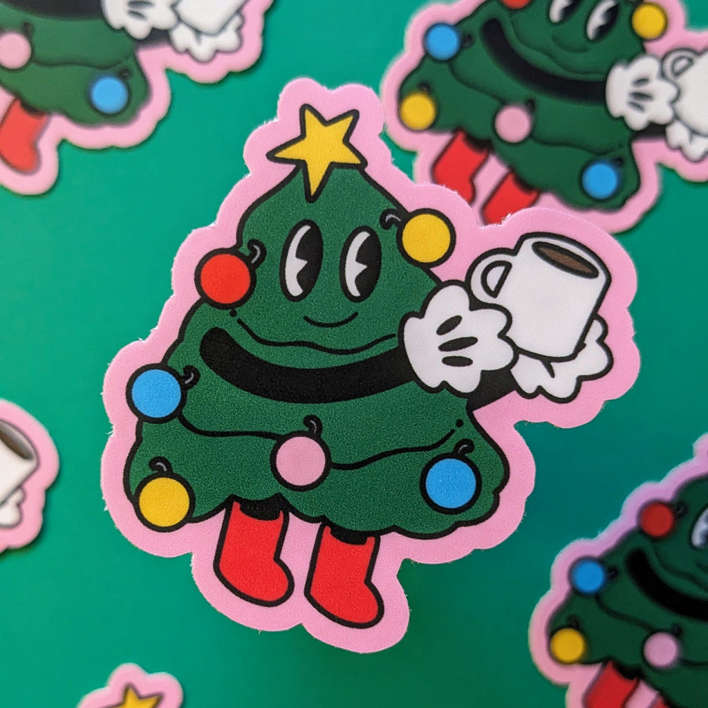Christmas Tree Character Sticker
