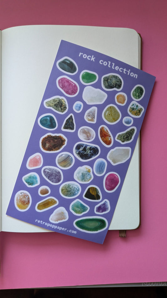 Rock Collection Sticker Sheet