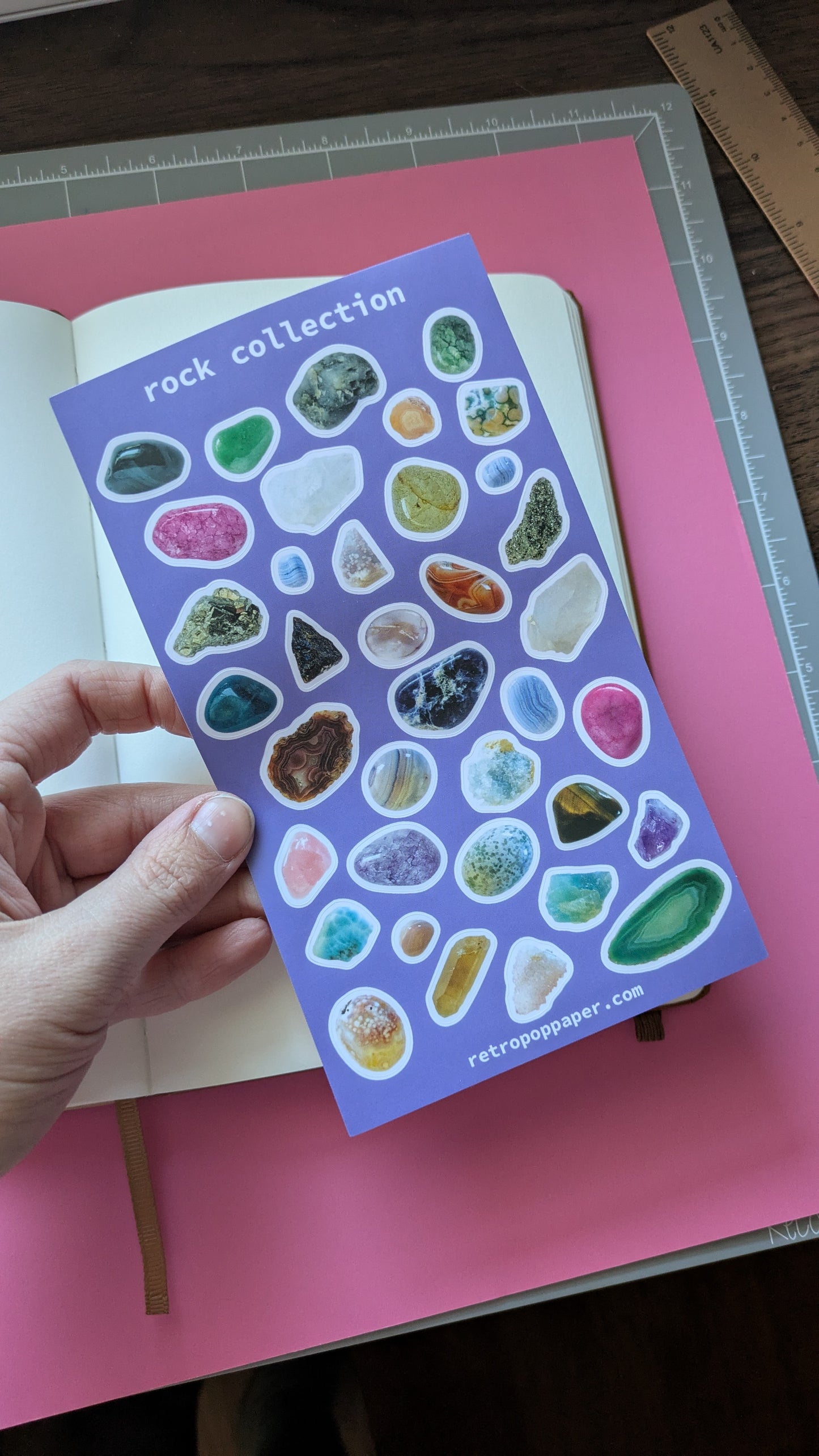 Rock Collection Sticker Sheet