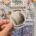 Omaha Baseball Sticker