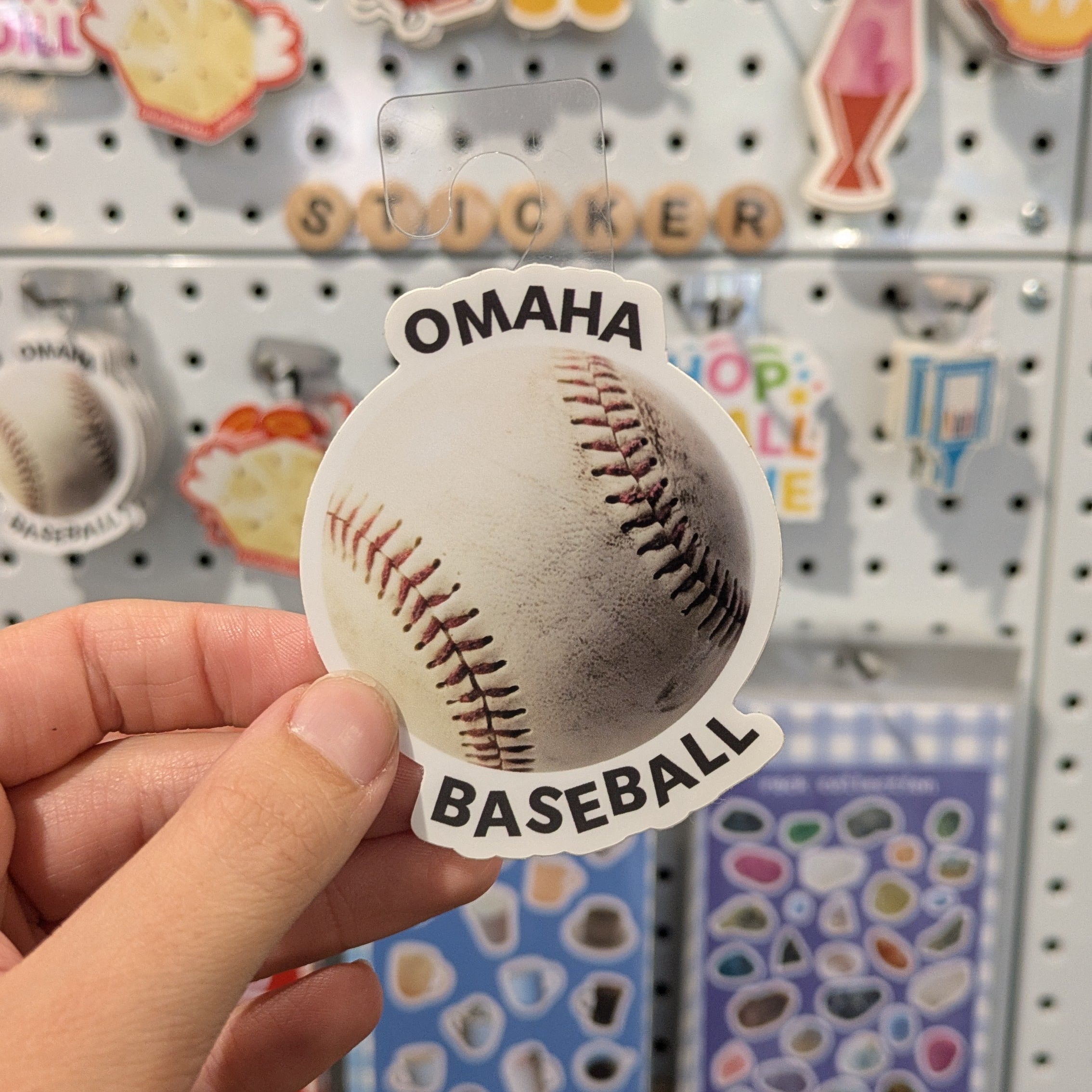 Omaha Baseball Sticker