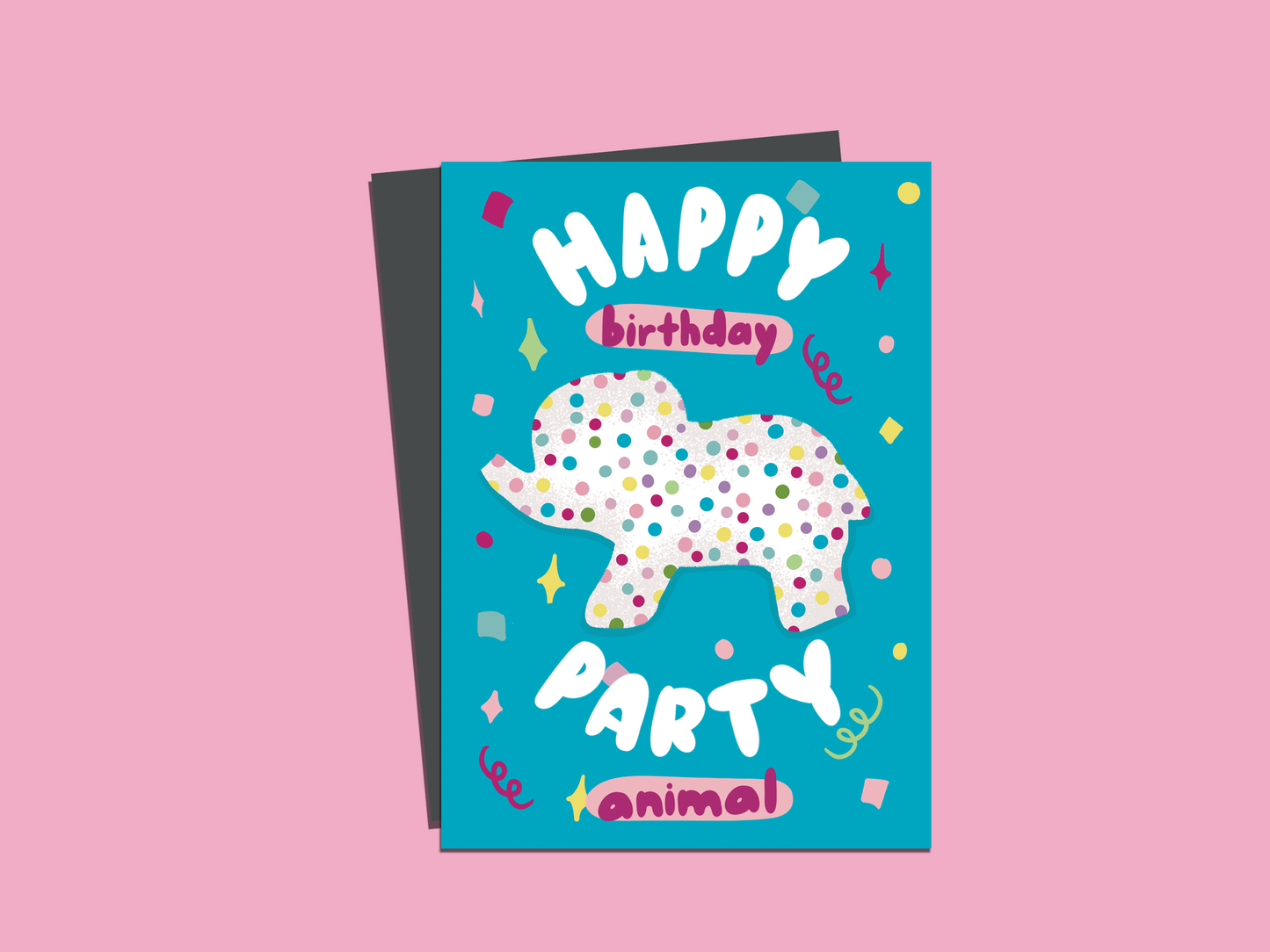 Happy Birthday Party Animal Card