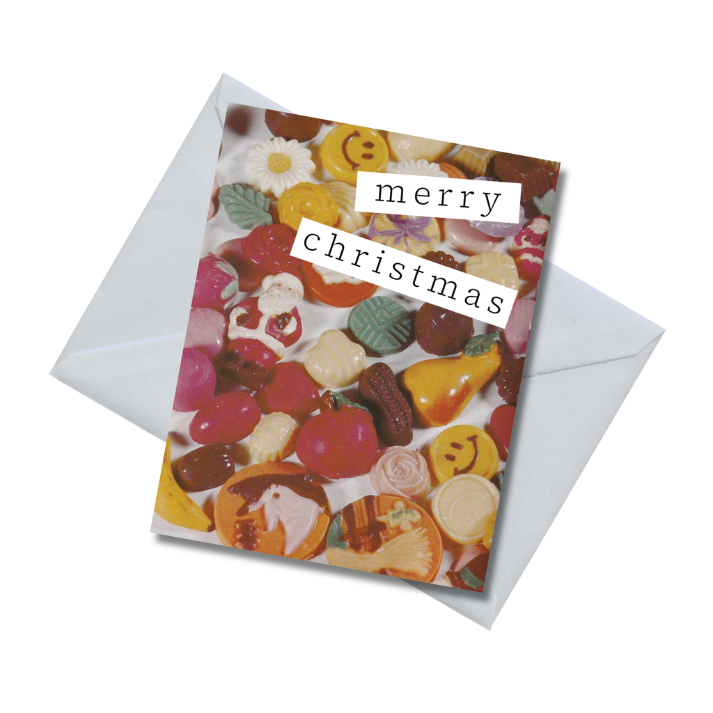 Candy Christmas Greeting Card