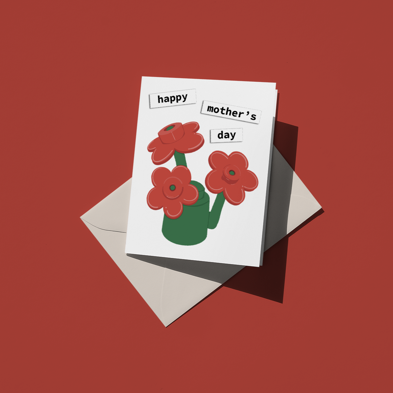 Mother's Day Lego Greeting Card