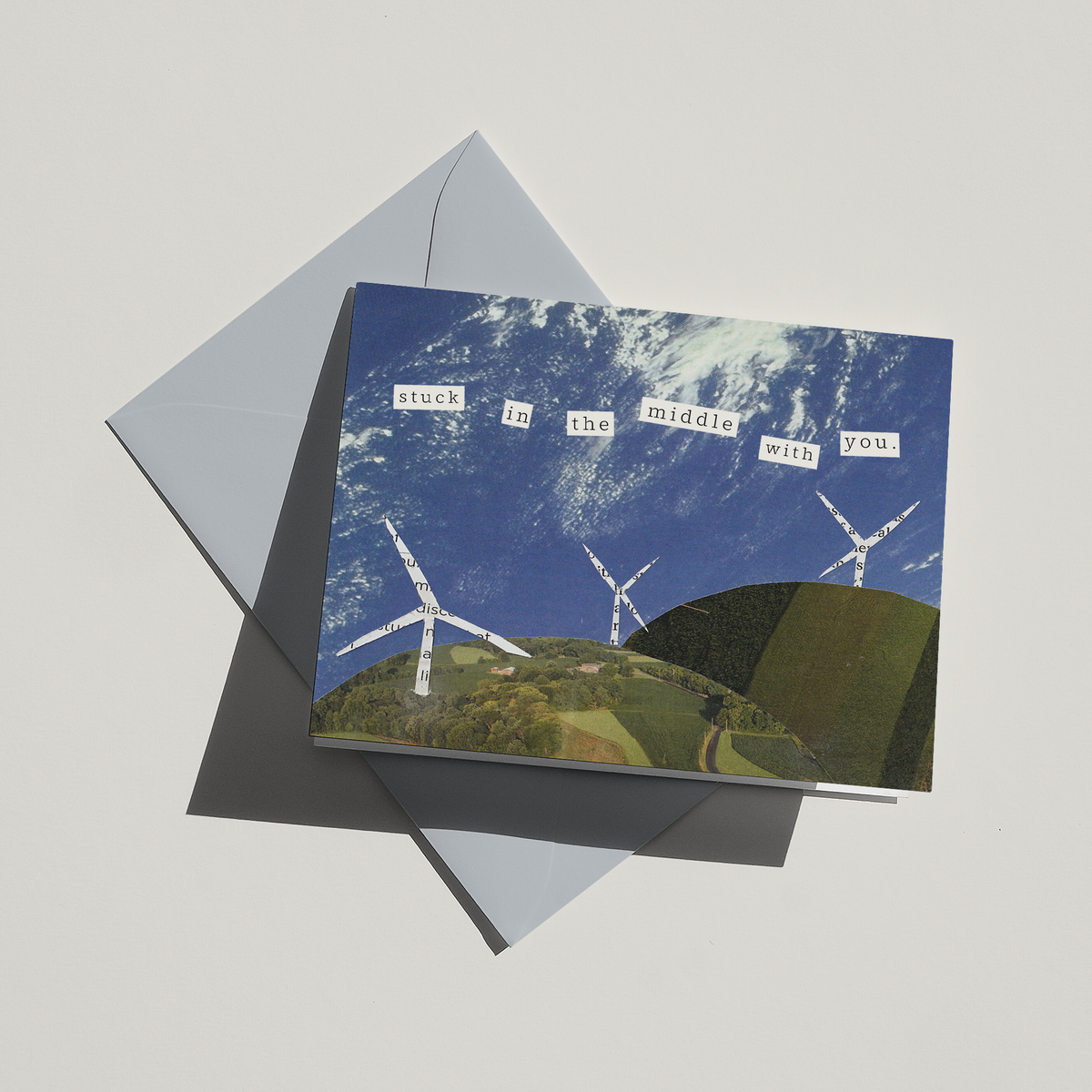 Stuck in the Middle With You Greeting Card