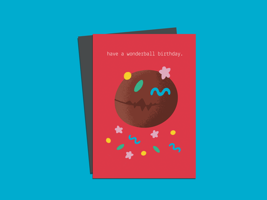 Wonderball Birthday Card