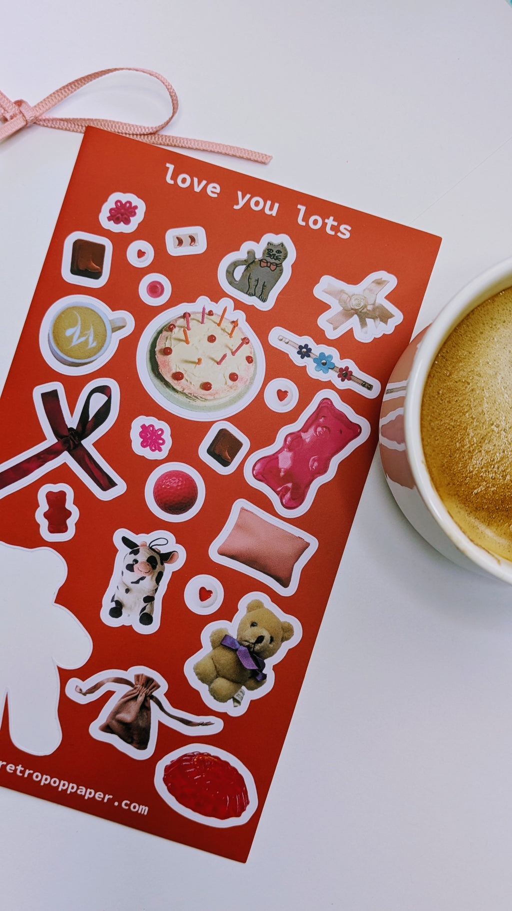 Love You Lots Sticker Sheet
