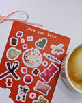 Love You Lots Sticker Sheet
