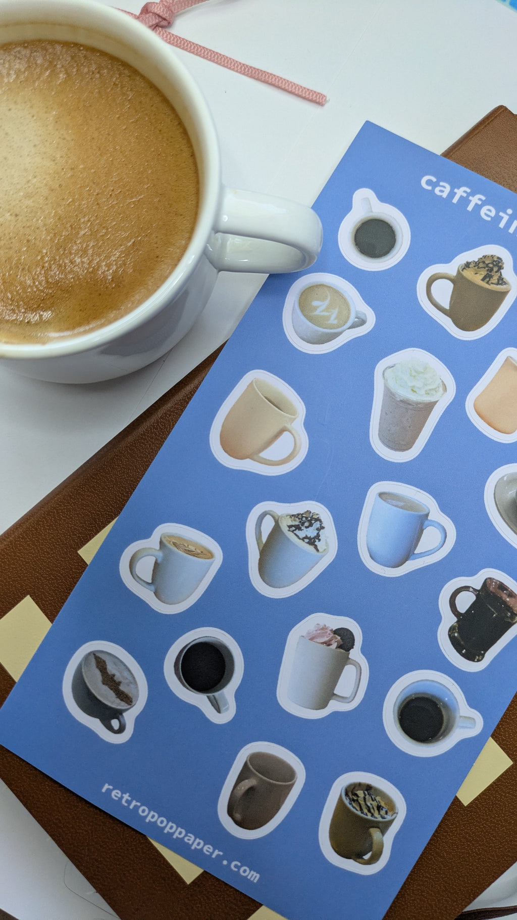 Caffeine Dreams Sticker Sheet