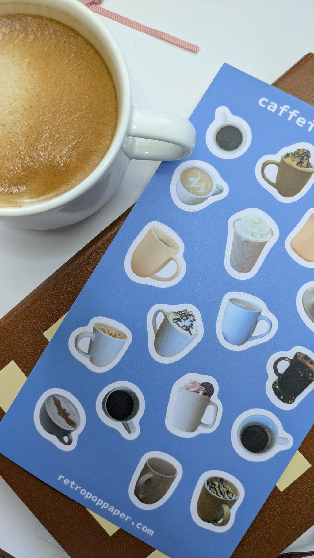 Caffeine Dreams Sticker Sheet