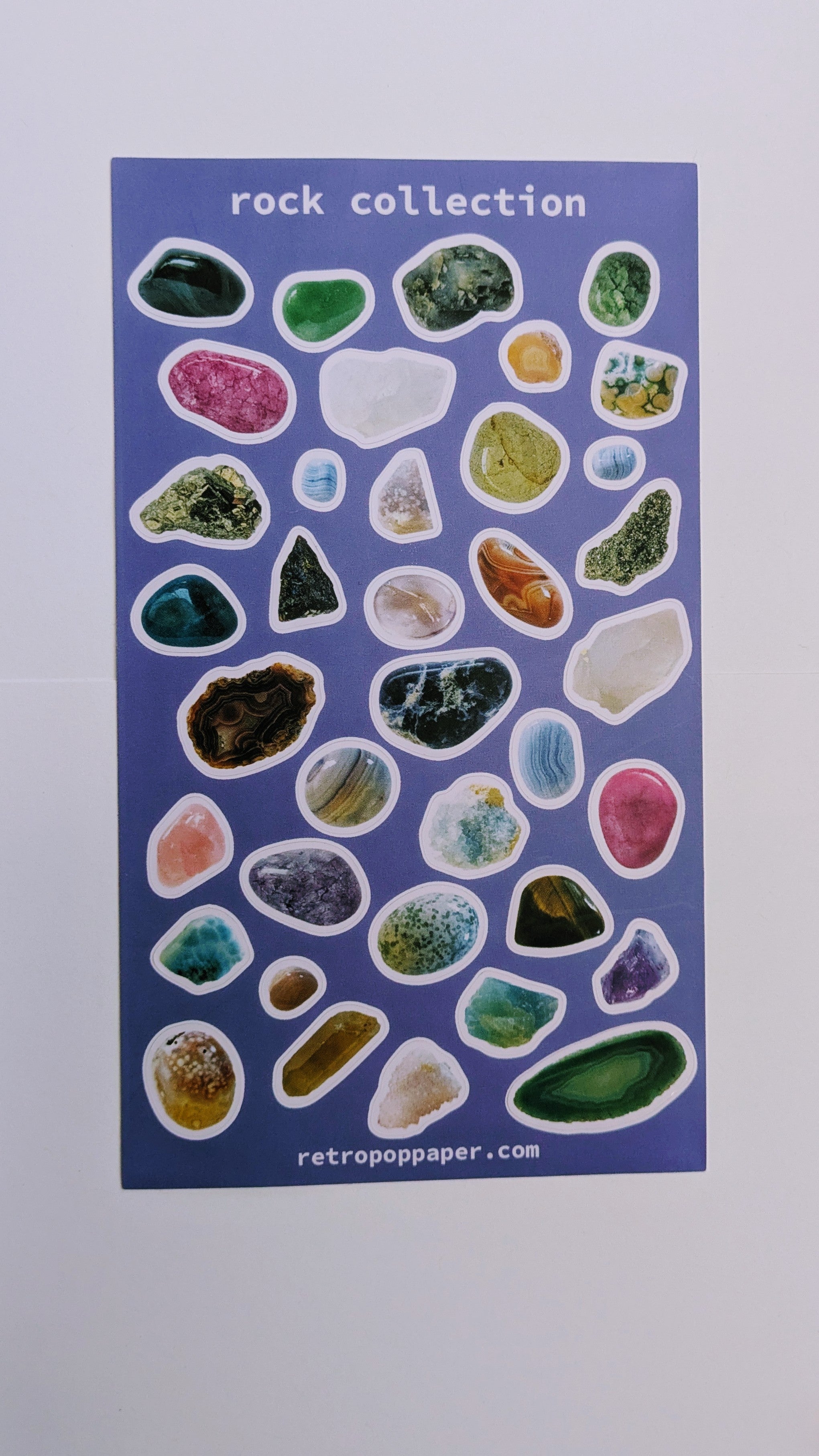 Rock Collection Sticker Sheet