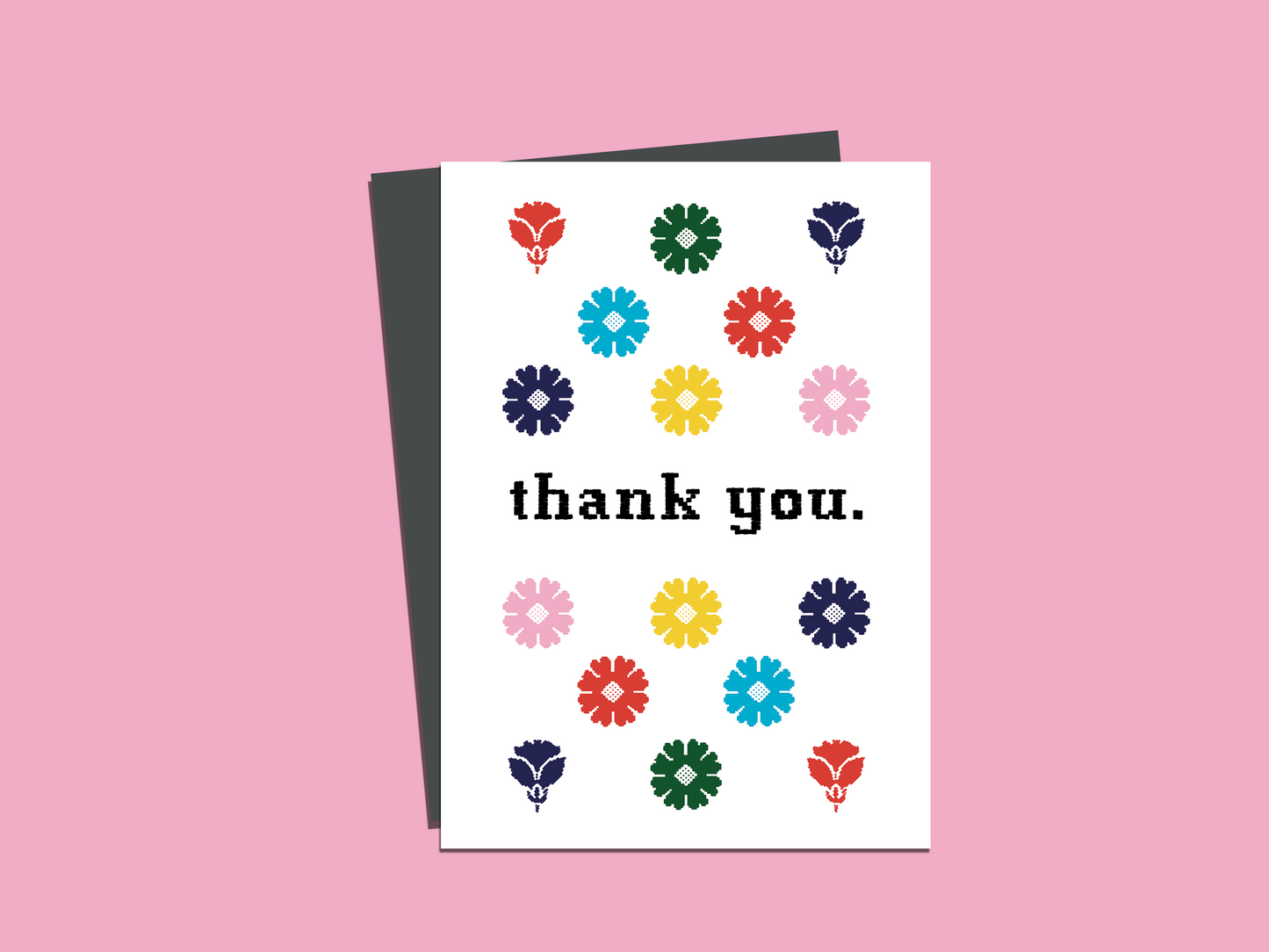 Stitched Thank You Card