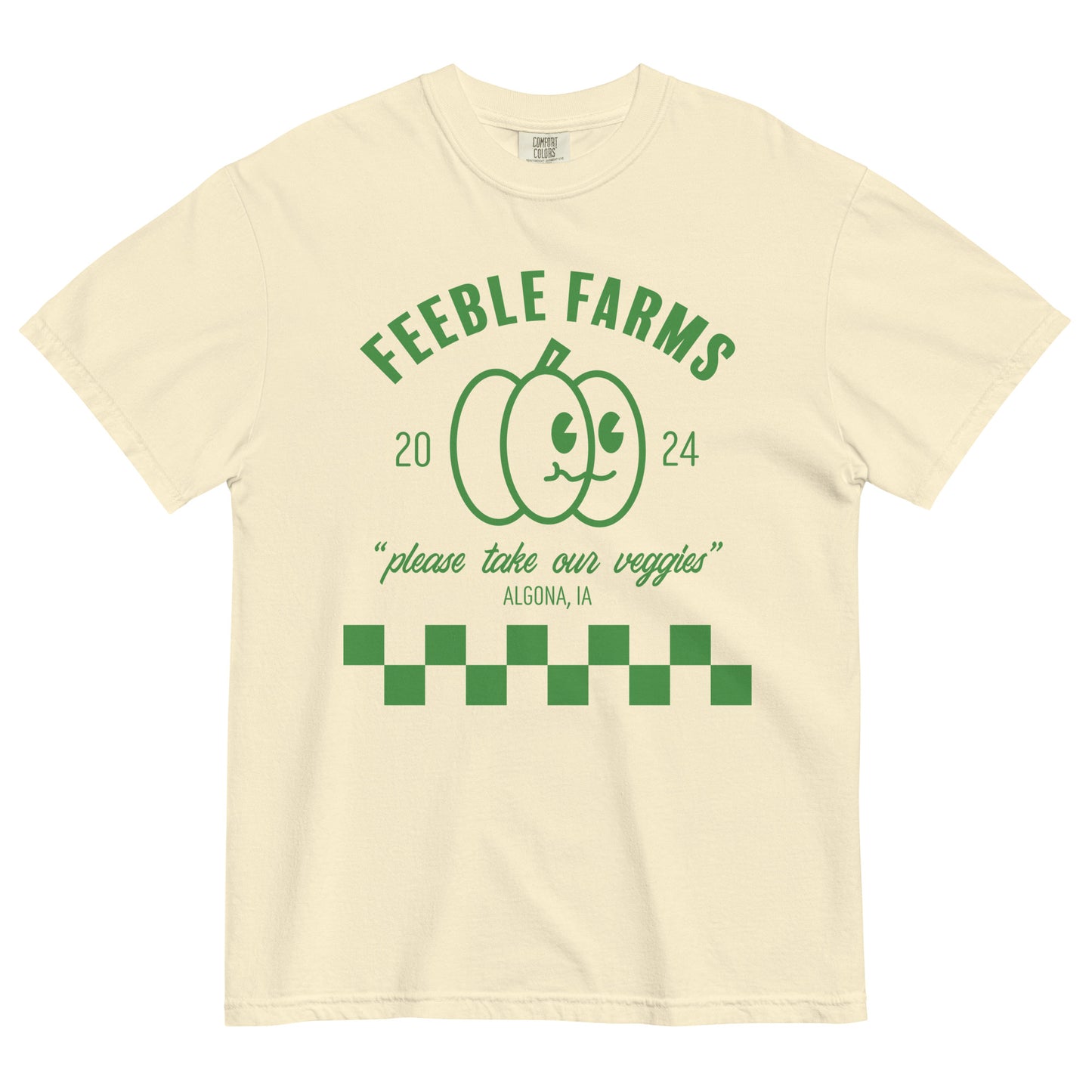 Feeble Farms Tee - Unisex garment-dyed heavyweight t-shirt