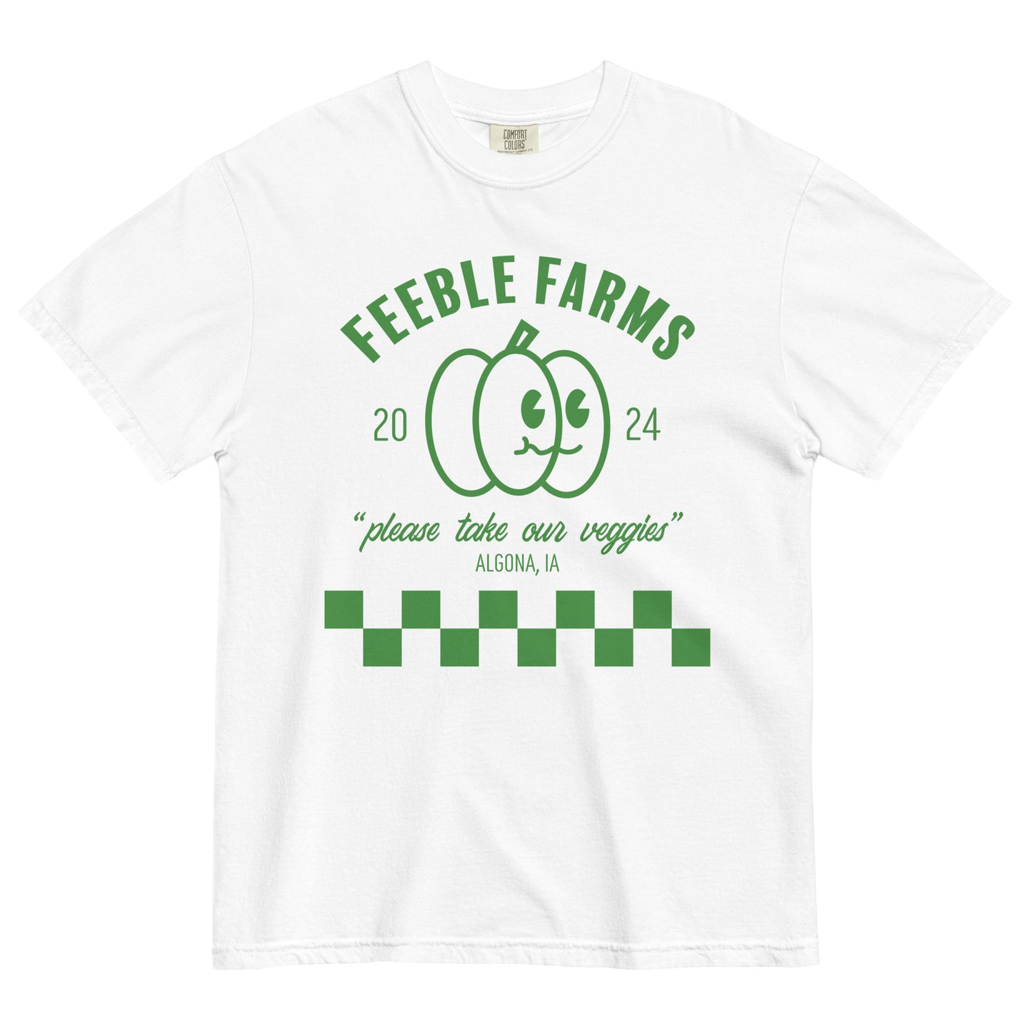 Feeble Farms Tee - Unisex garment-dyed heavyweight t-shirt