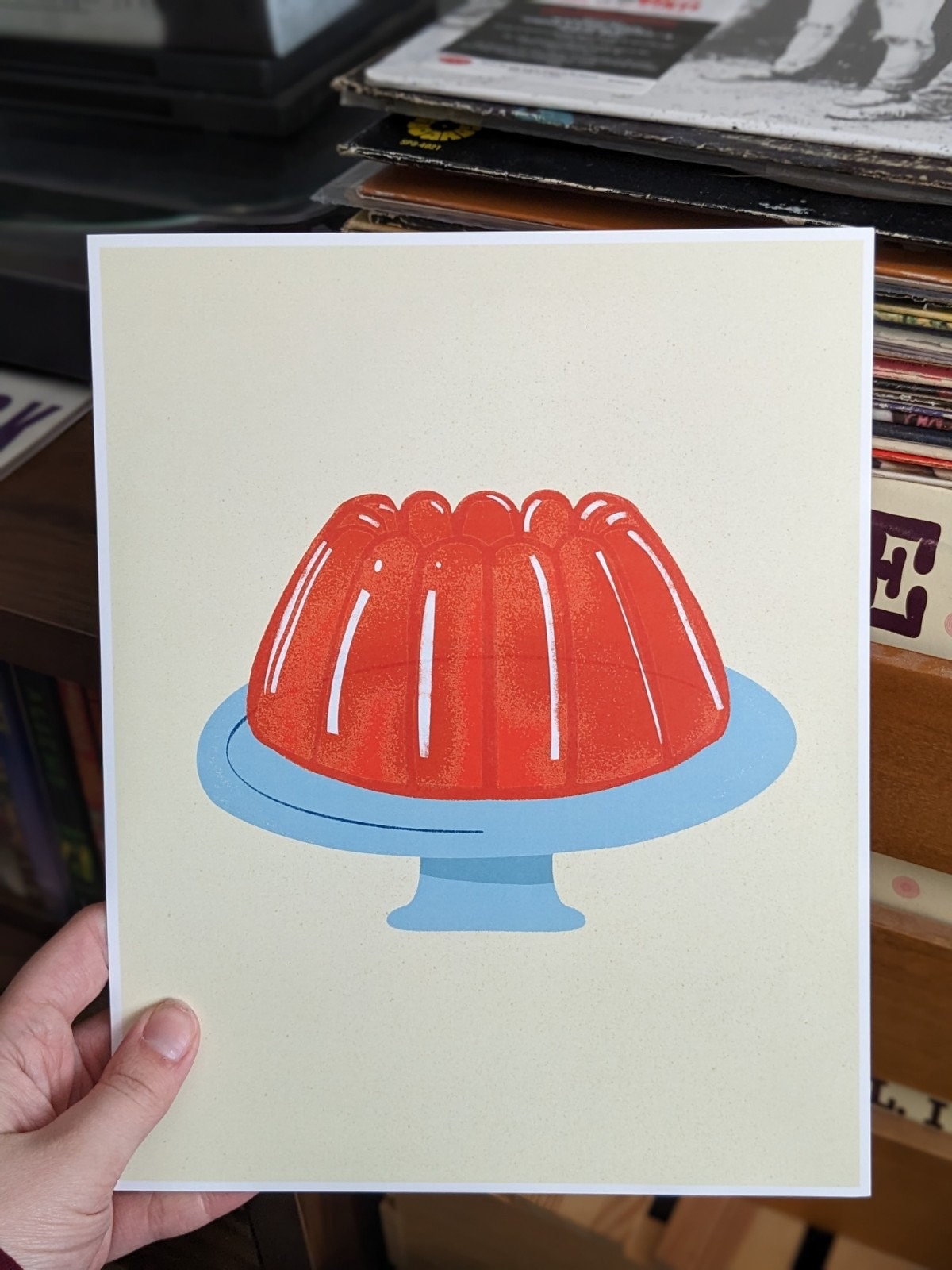 Retro Jello Art Print