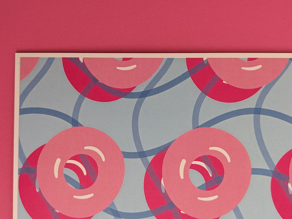 Retro Pool Float Art Print