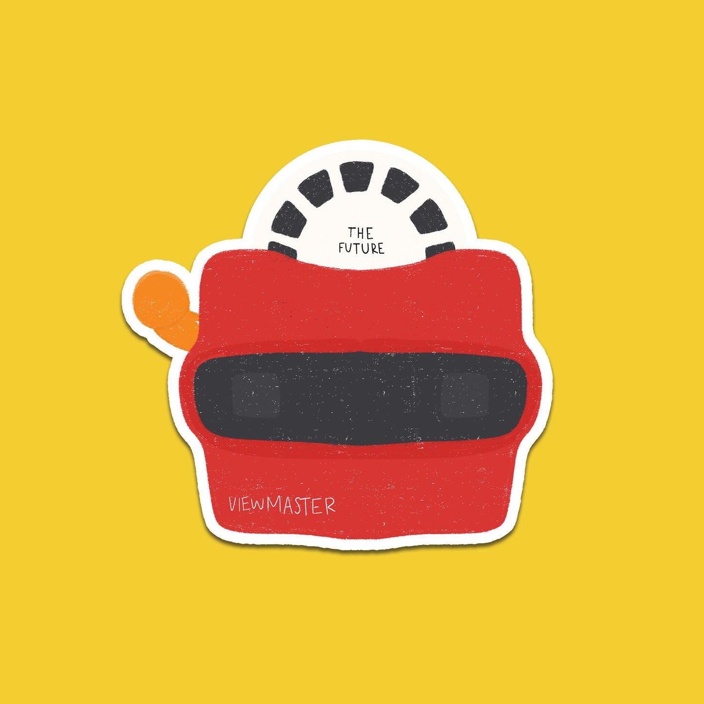 Viewmaster Retro Sticker (Matte + Weather-resistant)