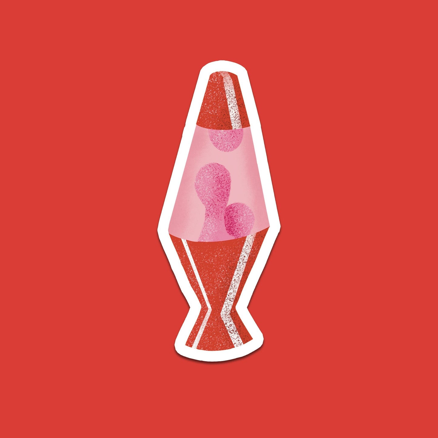 Lava Lamp Sticker (Matte + Weather-resistant)