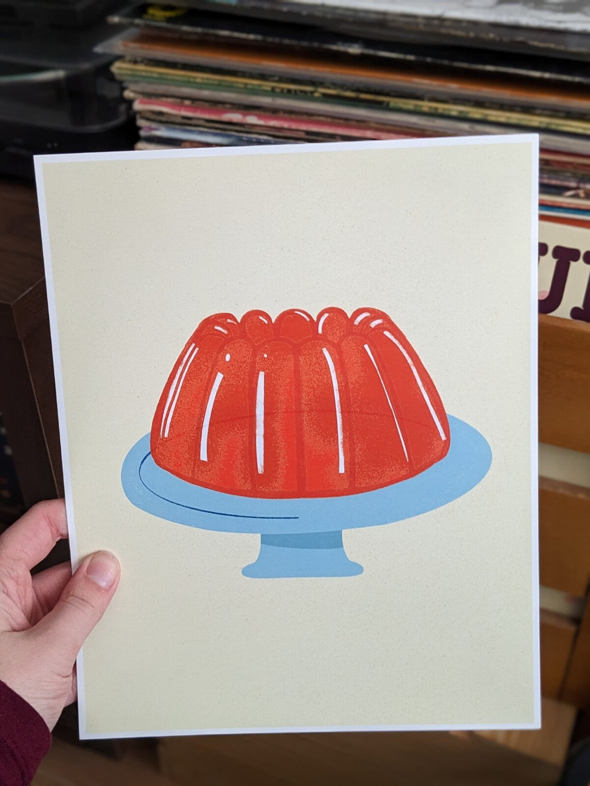 Retro Jello Art Print