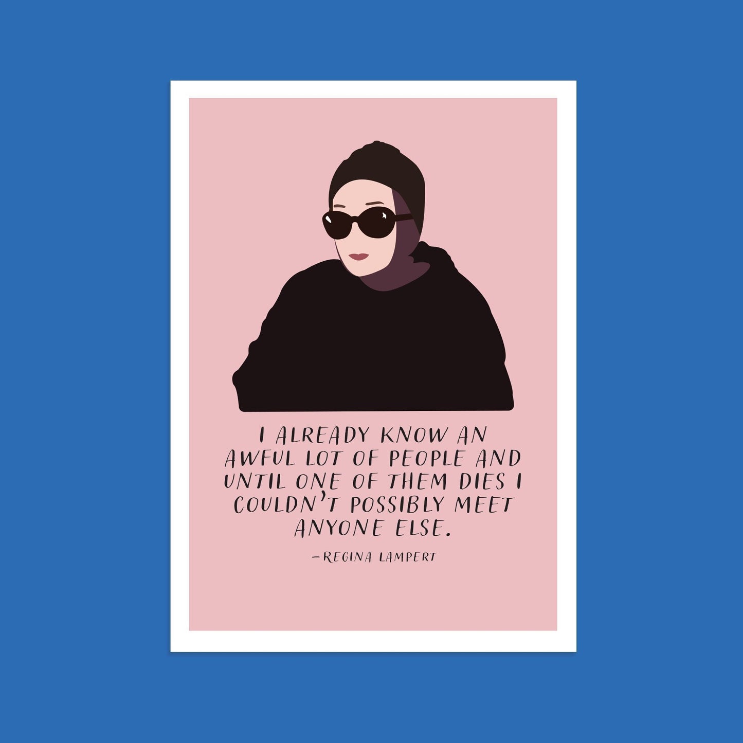 Charade Quote Art Print