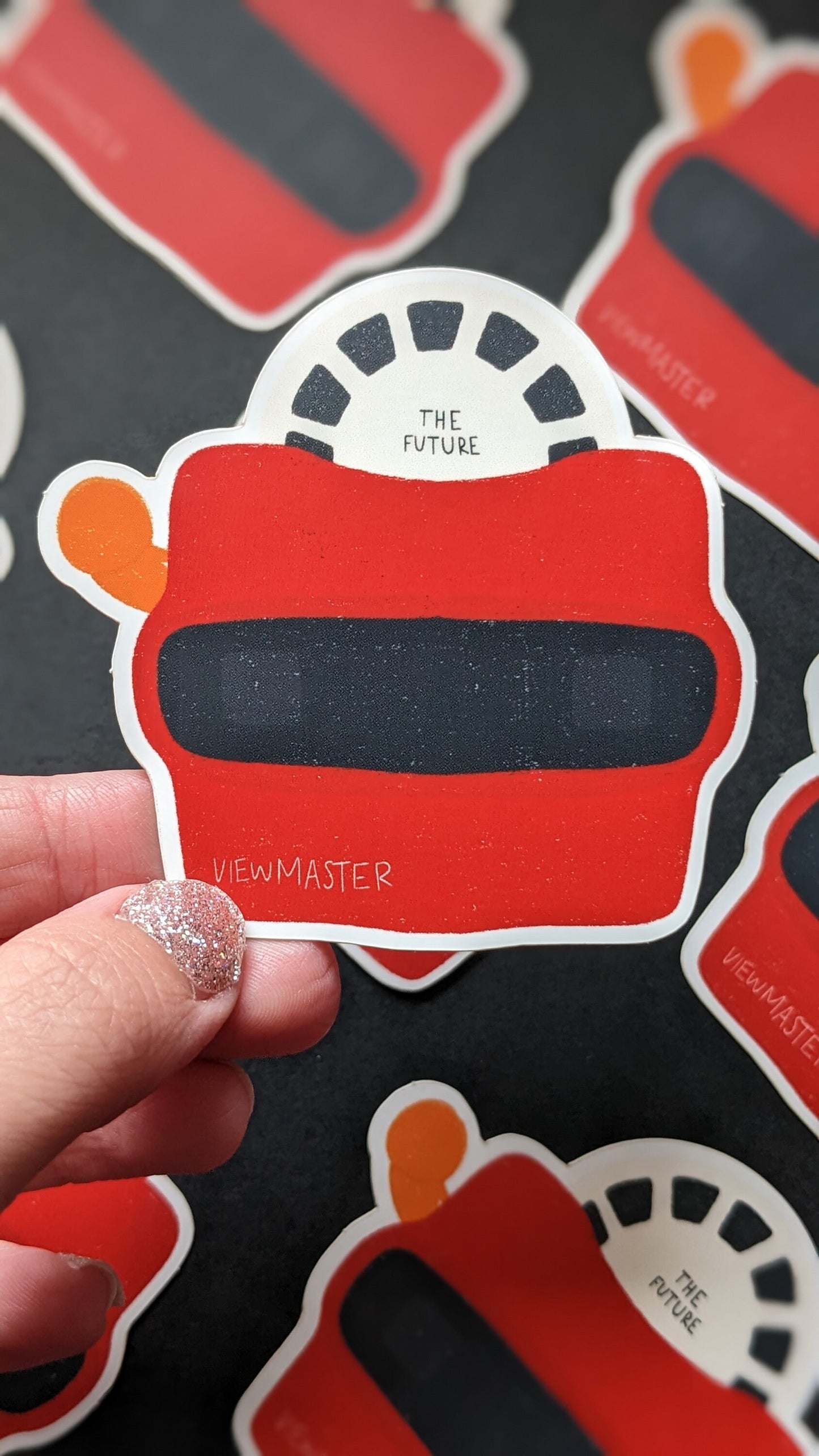 Viewmaster Retro Sticker (Matte + Weather-resistant)