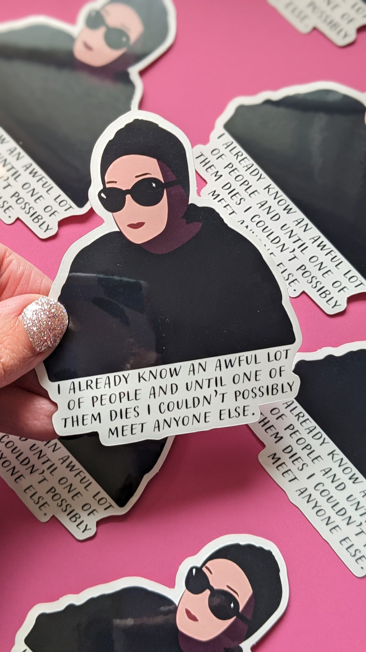 Charade Quote Sticker