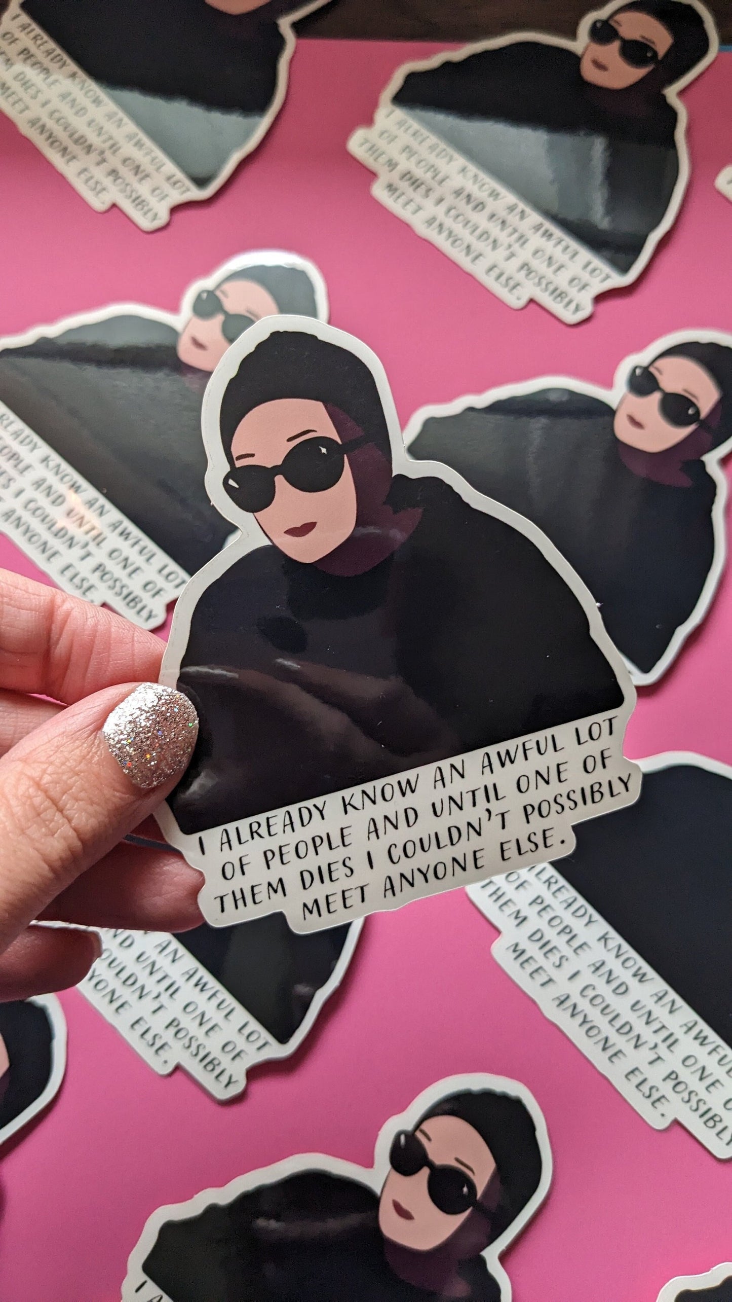 Charade Quote Sticker