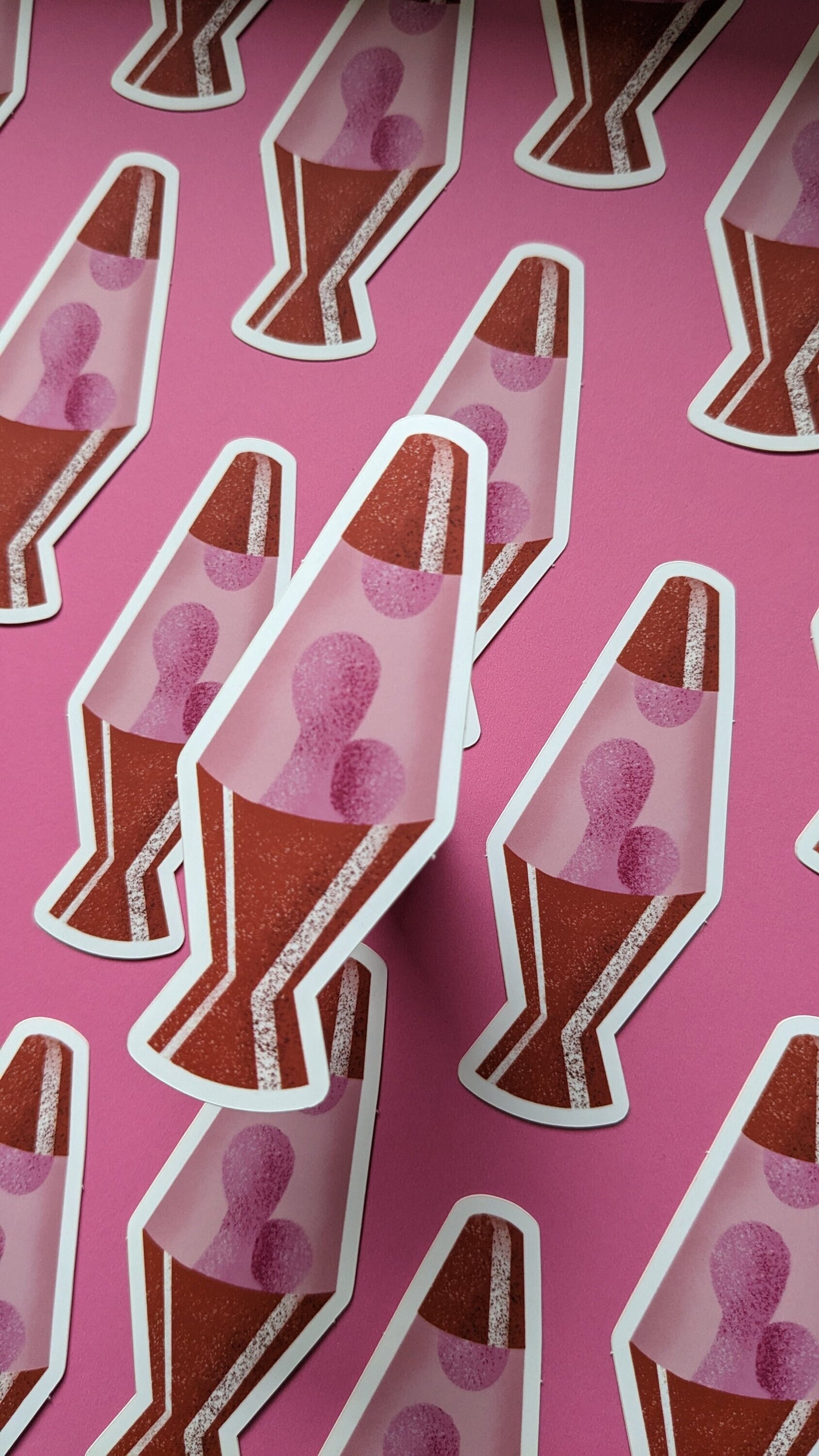 Lava Lamp Sticker (Matte + Weather-resistant)